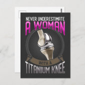 Funny Knee Surgery Recovery Hospital Briefkaart (Voorkant / Achterkant)