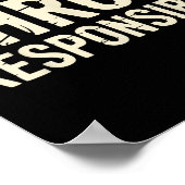 Funny Knife Throwing Poster (Hoek)