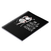 Funny Knitter Crafting Knitting Yarn Lover Notitieboek (Linkerzijde)