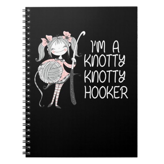 Funny Knitter Crafting Knitting Yarn Lover Notitieboek (Voorkant)