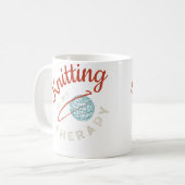 Funny Knitter Design Love To Knit Knitting Koffiemok (Voorkant links)
