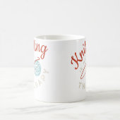 Funny Knitter Design Love To Knit Knitting Koffiemok (Center)