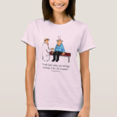 Funny Knitters Humor Tee Shirt (Voorkant)
