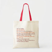 Funny Knitting Conversation Mam Moederdag Yarn Tote Bag (Voorkant)