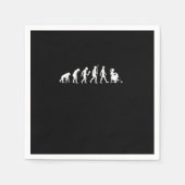 Funny Knitting Evolution Knitter Gift Idea Servet (Voorkant)