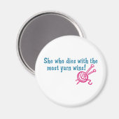 Funny Knitting Magneet (Voorkant / Achterkant)