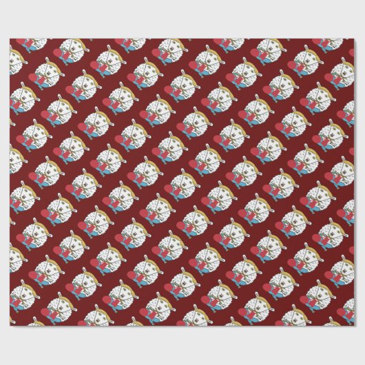 Funny Knitting Sheep Cadeaupapier (Vlak)