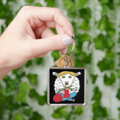 Funny Knitting Sheep Sleutelhanger (Hand)