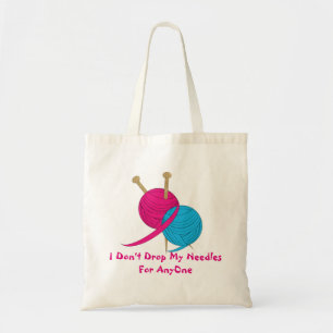 Funny Knitting Wool en Needles Novelty Design Tote Bag