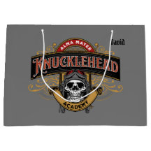 Funny  Knucklehead Academy Skull