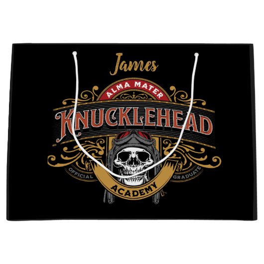 Funny  Knucklehead Academy Skull Groot Cadeauzakje (Voorkant)