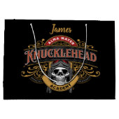 Funny  Knucklehead Academy Skull Groot Cadeauzakje (Achterkant)