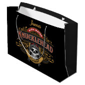 Funny  Knucklehead Academy Skull Groot Cadeauzakje (Achterkant Gekanteld)