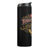 Funny Knucklehead Academy Skull Thermosbeker (Gedraaid links)