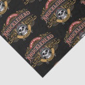 Funny Knucklehead Academy Skull Tissuepapier (Detail)