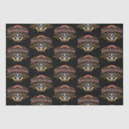 Funny  Knucklehead Academy Skull Tissuepapier