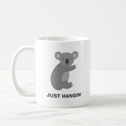 Funny koala beer mok (Links)