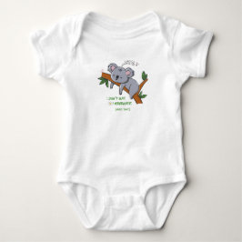 Funny Koala Hibernatie - Slaapdier Quote voor  Romper