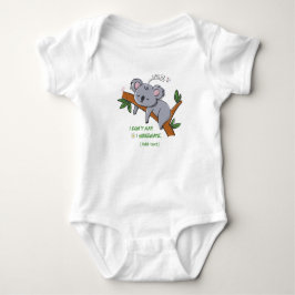 Funny Koala Hibernation - Sleepy Animal Quote for  Romper