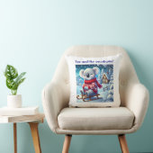 Funny Koala Nursery Pillow for Kids’ Rooms Kussen (Stoel)