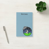 FUNNY KOE ALIEN ABDUCTION GRAPHIC POST-IT NOTEPAD POST-IT® NOTES (Kantoor)