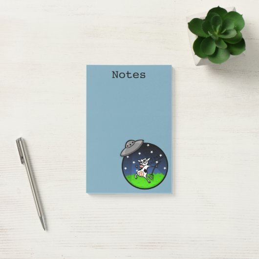FUNNY KOE ALIEN ABDUCTION GRAPHIC POST-IT NOTEPAD POST-IT® NOTES (Kantoor)
