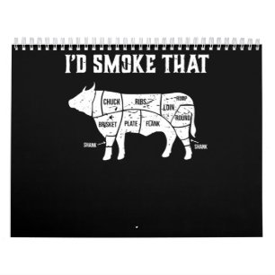 Funny Koe Bbq Pit Master Gift Kalender