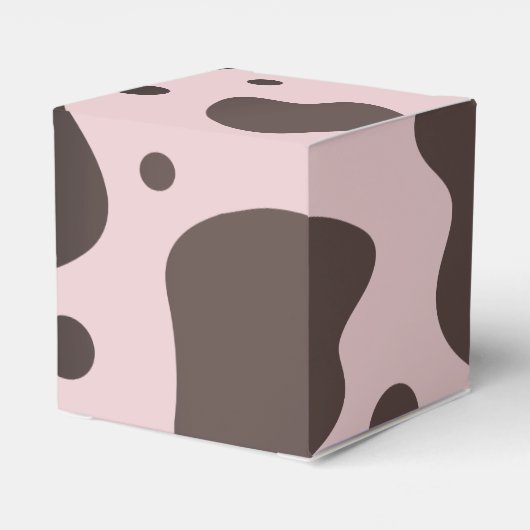 Funny Koe Boerderij Bedankdoosjes (Achterkant)