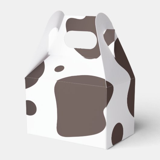 Funny Koe Boerderij Dierenfeest Bedankdoosjes (Achterkant)