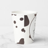 Funny Koe Boerderij Dierenfeest Papieren Bekers (Rechts)