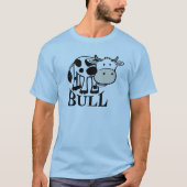 Funny Koe Comical Bull T-shirt (Voorkant)