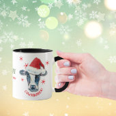 Funny Koe Cowabunga kerstkoffie Mok