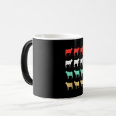 Funny Koe Gift Idee| Koe Dierlijk Boerderij Gift Magische Mok (Voorkant links)