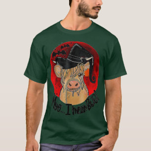 Funny Koe Halloween Moo I Mean Boo - 10 T-shirt