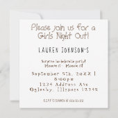 Funny Koe Land Bachelorette Kaart (Achterkant)