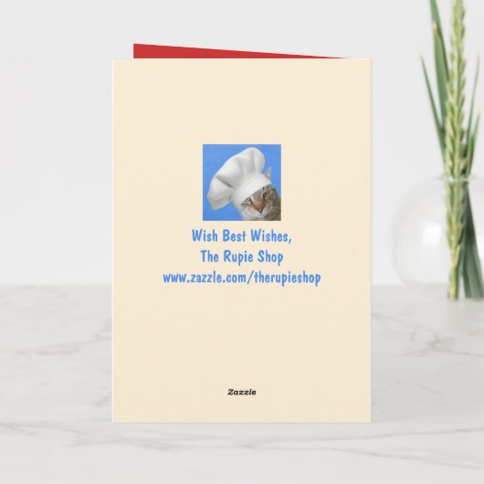 Funny Koe Milk and Cookies Kerstmis Kaart (Achterkant)