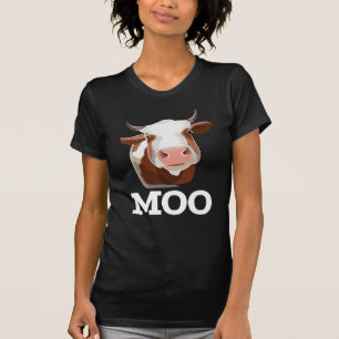 Funny Koe Moo Boerderij Animal Humor T-shirt