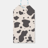 Funny Koe Print Adult Party 40th Birthday Cadeaulabel (Achterkant)