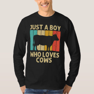 Funny Koe voor jongens Kinder Boerderij Dierlijke  T-shirt