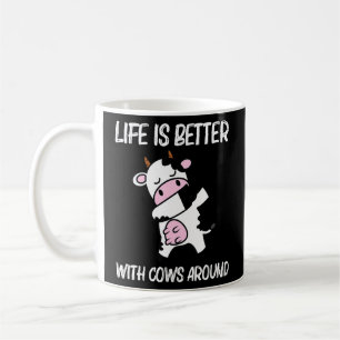 Funny Koe voor mannen die Koeien verkopen Bull Ran Koffiemok