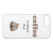 Funny koffie maakt me emoji-zin Case-Mate iPhone case (Achterkant (Horizontaal))
