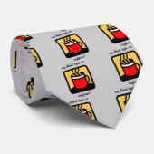 Funny-koffie Stropdas (Opgerold)