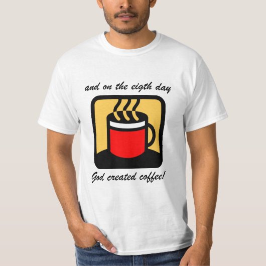 Funny-koffie T-shirt (Voorkant)
