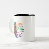 Funny-koffie Tweekleurige Koffiemok (Voorkant links)