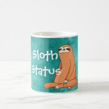 Funny koffiekoffie mok met moe, slank ontwerp voor