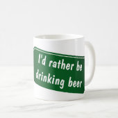Funny koffiekoffie-mok voor bierliefhebbers koffiemok (Voorkant rechts)