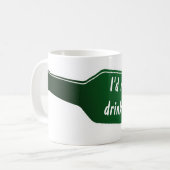 Funny koffiekoffie-mok voor bierliefhebbers koffiemok (Voorkant links)