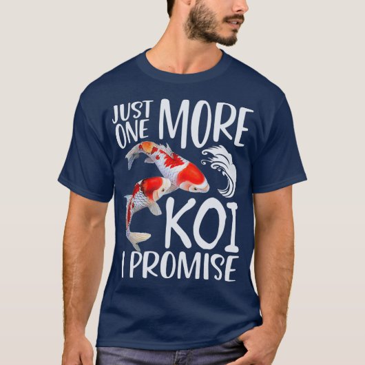 Funny Koi Shirt nog maar één koi die ik Karp beloo (Voorkant)