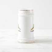 Funny kon geen kikkervis Cartoon geven Bierpul (Center)