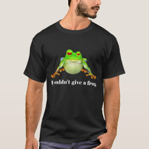 Funny kon geen kikkervis Cartoon geven T-shirt
